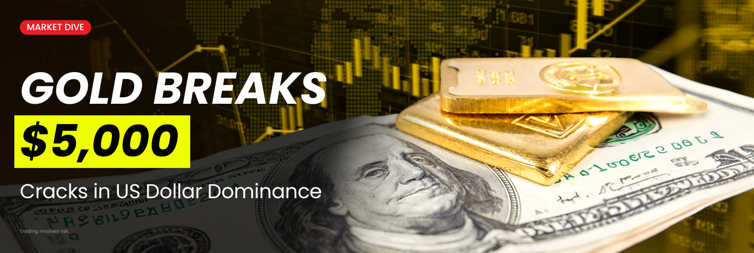 Gold Breaks $5,000: Cracks in US Dollar Dominance
